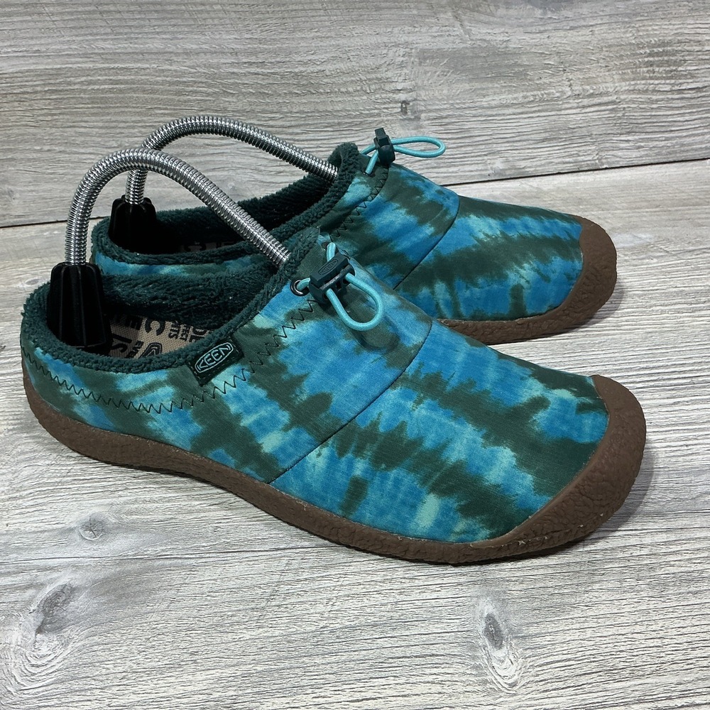 KEEN Howser III Womens 10 Slides Slip Clog Casual Comfort Outdoor Tie Dye Blue